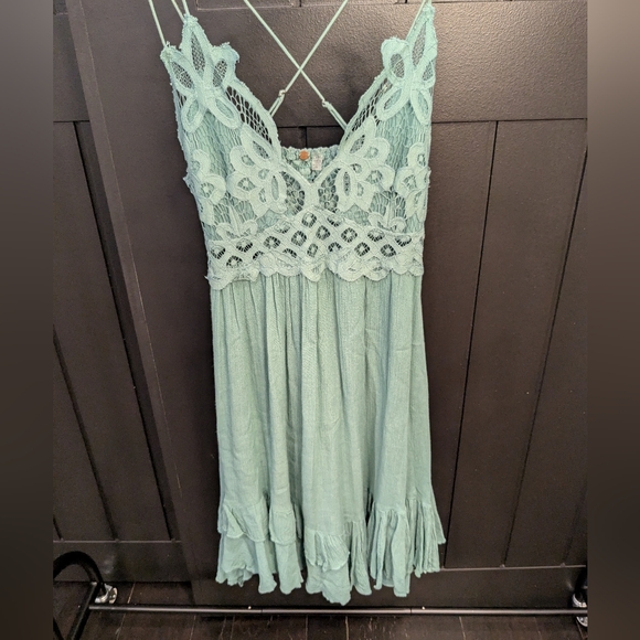 FP Movement by Free People Sea Mist Mini Dress - Picture 1 of 6